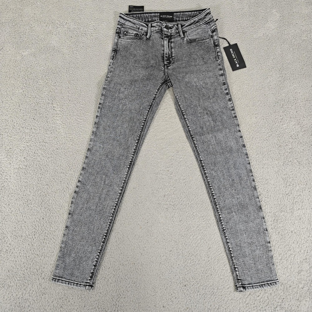 Black Orchid‎ Jude Crop Jeans Womens 26 Moon Dust Liquify Stretch Skinny Denim